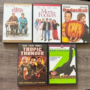 Bundle of 5 dvd movies.